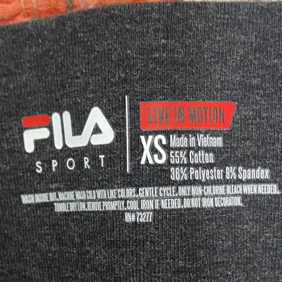 Fila Sport live in motion gray capri leggings. - Picture 4 of 5